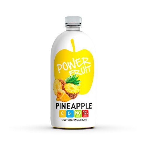 Power Fruit Ananasgeschmackgetränk mit Vitamin C und D, 750 ml