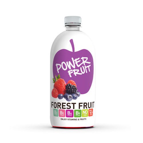 Power Fruit Waldfrucht-Geschmack Getränk, angereichert mit B-Vitaminen, 750 ml