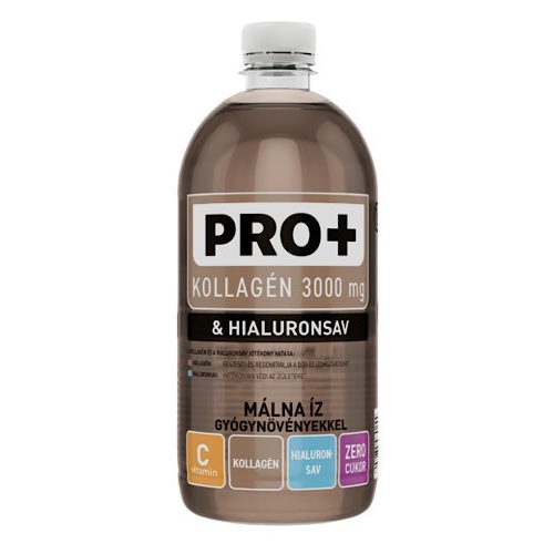 Pro+ Kollagen+Hyaluronsäure, Himbeer-Geschmacksgetränk, 750 ml