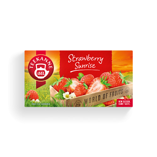 Teekanne, WOF, Strawberry Sunrise, Erdbeertee, 50g